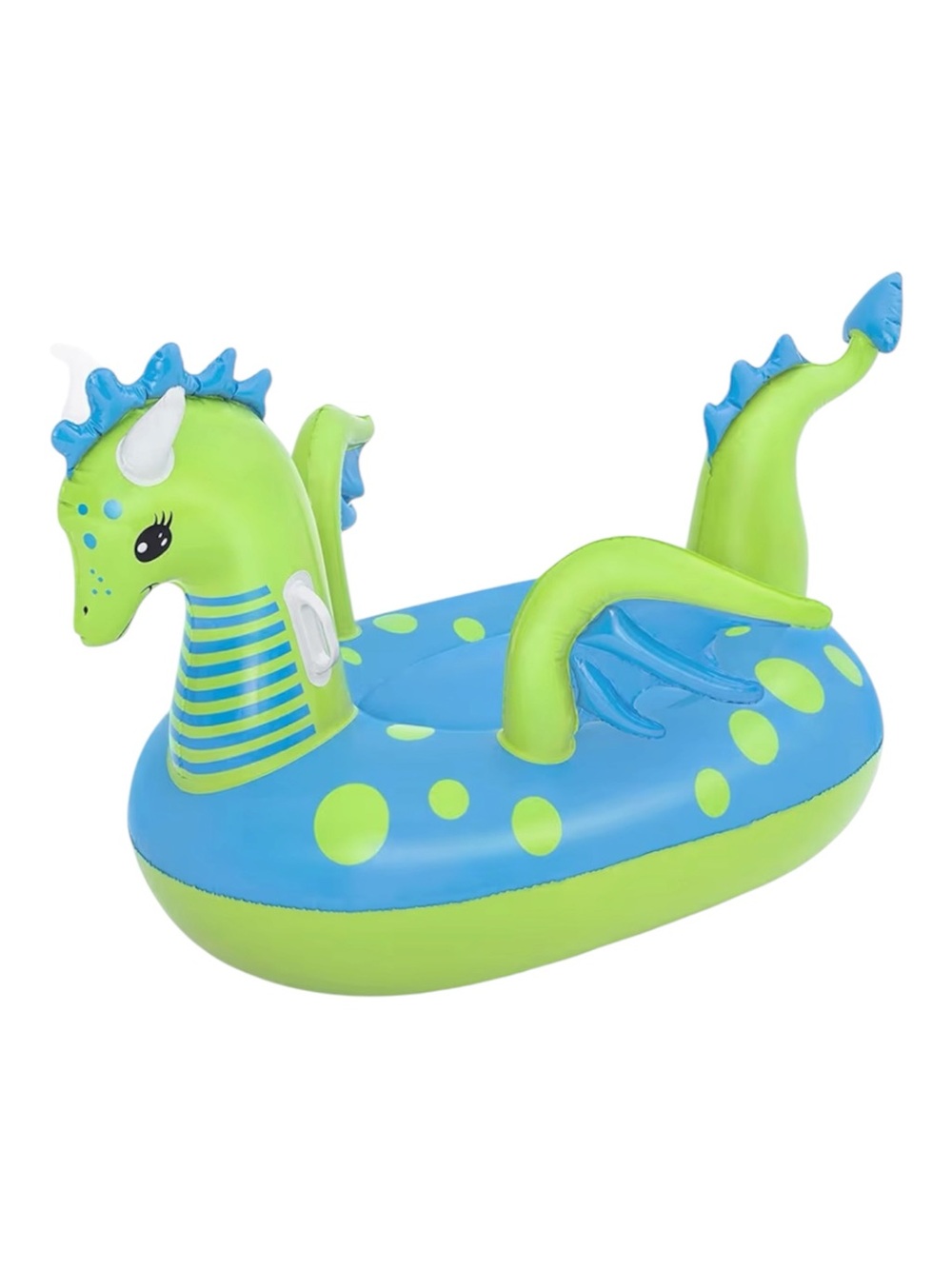 H2OGO! Fantasy Dragon Kids Ride-On Pool Float 53” x 56” - Picture 3 of 3